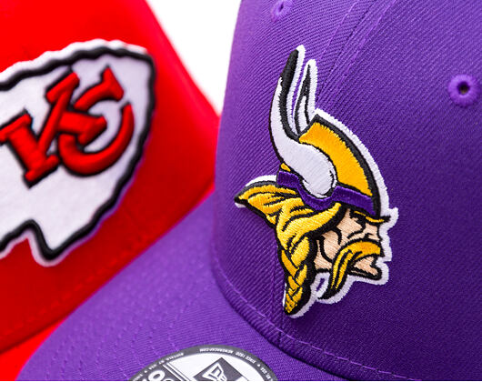 Kappe New Era - NFL Anniversary Patch 9SEVENTY Stretch-Snap - Minnesota Vikings - Purple