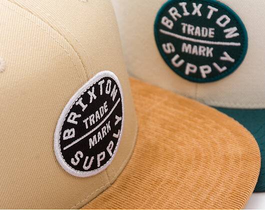 Kappe Brixton - Oath Iii Snapback - Sand/Light Brown Corduroy