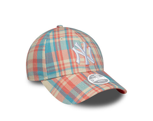 Damen Kappe New Era - MLB Check 9FORTY - NY Yankees - Pink Lift / White