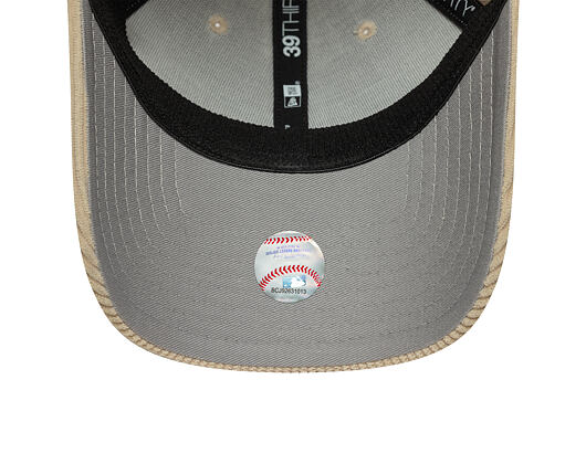 Kappe New Era - MLB Seasonal Cord 39THIRTY - LA Dodgers - Cream