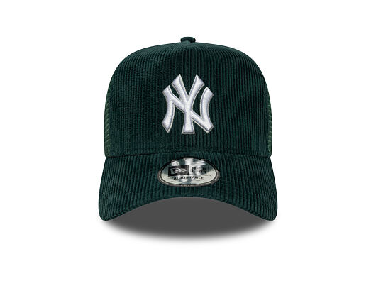 Kappe New Era - MLB Seasonal Cord 9FORTY Trucker - NY Yankees - Dark Green