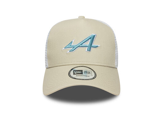 Kappe New Era - F1 Seasonal POP 9FORTY Trucker - Alpine Racing - Stone