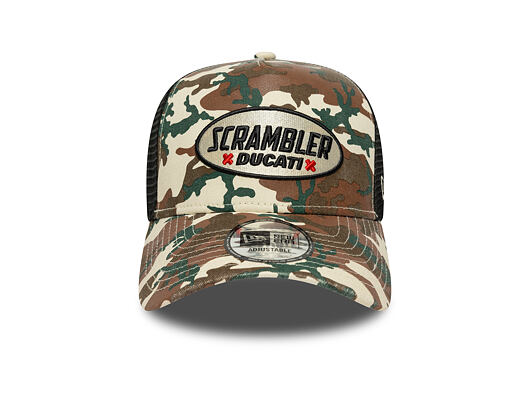 Kappe New Era - DUCATI MOTOR Scrambler 9FORTY Trucker - Cream