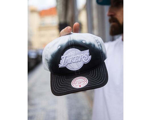 Kappe Mitchell & Ness - Dip Dye Pro Snapback - LA Lakers - Black