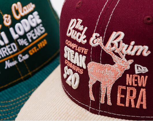 Kappe New Era - Wild Cord 9FIFTY - Burgundy / Stone