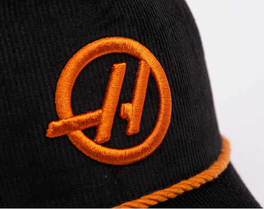 Kappe New Era - F1 Cord 9FORTY Trucker - Haas Formula 1 - Black