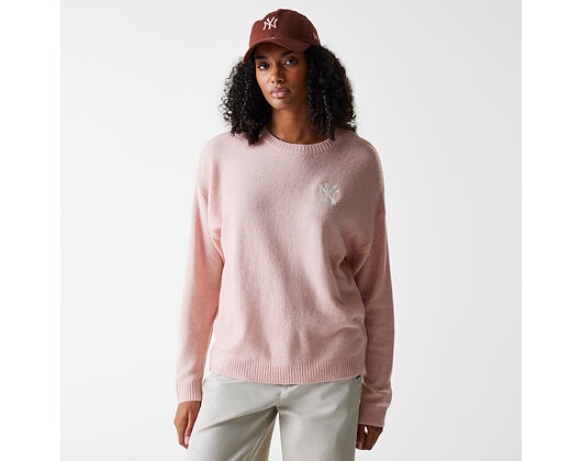 Damen Strickpullover New Era - MLB Knit Sweater - NY Yankees - Light Pink