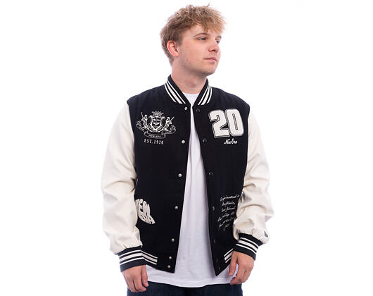 Jacke New Era - Patch Varsity Jacket - Black
