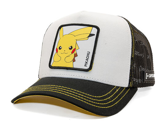 Kappe Capslab - Pokémon Trucker - Pikachu - Black / White
