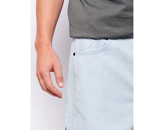 Hose Karl Kani - Retro Baggy Workwear Denim bleached blue