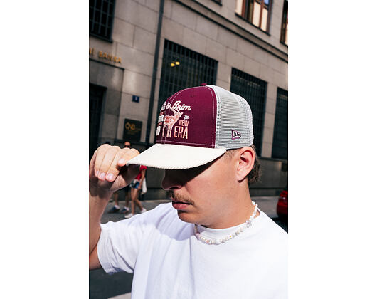 Kappe New Era - Wild Cord 9FIFTY - Burgundy / Stone