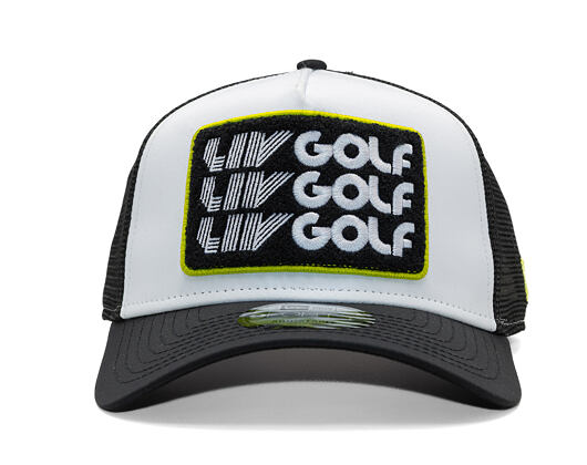 Basecap New Era - LIV Golf 9FORTY A-Frame - LIV Logo - White