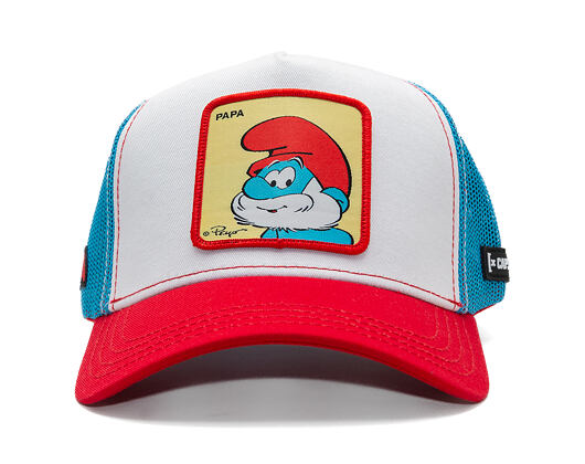 Kappe Capslab - Smurfs Trucker - Papa - Red / Blue