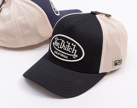 Kappe Von Dutch - Trucker - Flag - Black/White