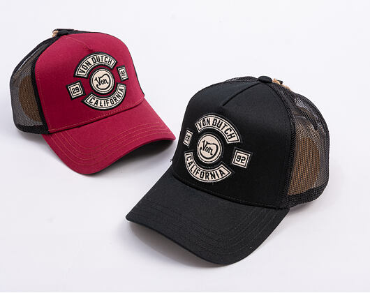 Kappe Von Dutch - Trucker - MC Logo - Black/Black