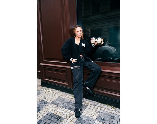 Strickpullover New Era - MLB Cardigan Knit - NY Yankees - Black