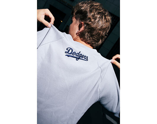 T-Shirt New Era - MLB Waffle Tee - LA Dodgers - Grey