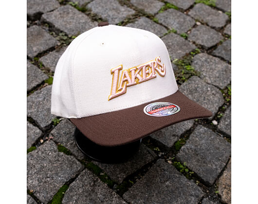 Kappe Mitchell & Ness - Blush Sand Classic Red - LA Lakers - Sand/Brown