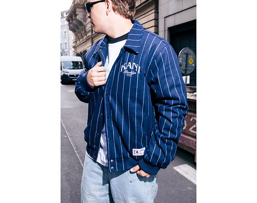 Jacke Karl Kani - Kani Pinstripes Wool Jacket - Blue