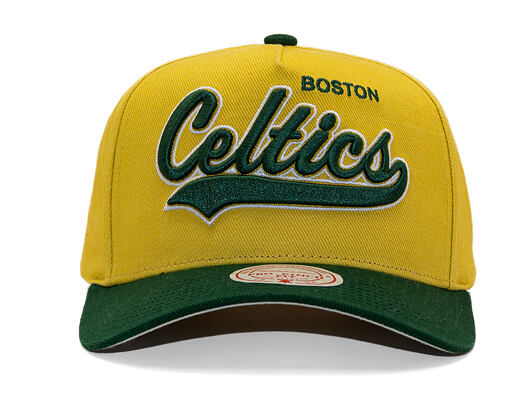 Kappe Mitchell & Ness - Harvest Gold Pro Crown - Boston Celtics - Gold/Green