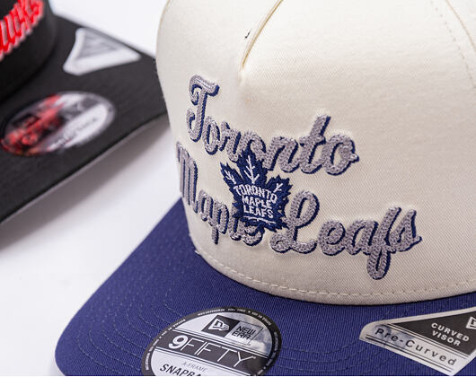 Basecap New Era - NHL Chainstitch 9FIFTY A-Frame - Toronto Maple Leafs - Chrome White