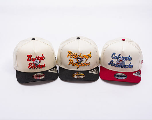 Basecap New Era - NHL Chainstitch 9FIFTY A-Frame - Buffalo Sabres - Chrome White