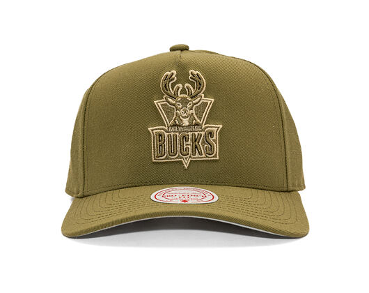 Kappe Mitchell & Ness - NBA Fashion Basic Pro HWC - Milwaukee Bucks - Olive