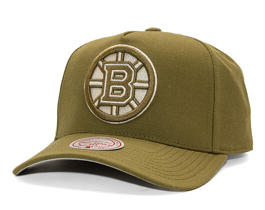 Kappe Mitchell & Ness - NHL Fashion Basic Pro - Boston Bruins - Olive