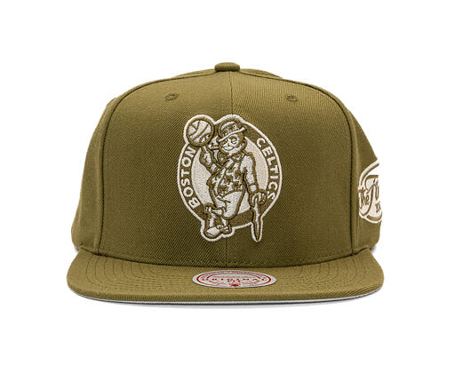 Kappe Mitchell & Ness - NBA Fashion Basic Snapback - Boston Celtics - Olive