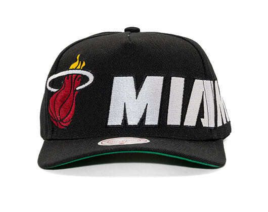 Kappe Mitchell & Ness - NBA Busted Pro - Miami Heat - Black