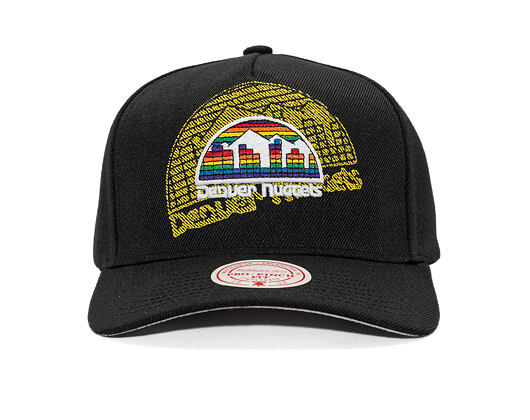 Kappe Mitchell & Ness - NBA Tilted Pro Snapback Hwc - Denver Nuggets - Black