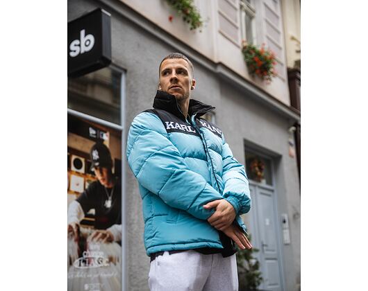 Jacke Karl Kani - Retro Essential Puffer Jacket - Blue