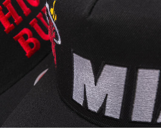 Kappe Mitchell & Ness - NBA Busted Pro - Miami Heat - Black