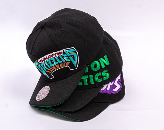 Kappe Mitchell & Ness - NBA Busted Pro HWC - Vancouver Grizzlies - Black