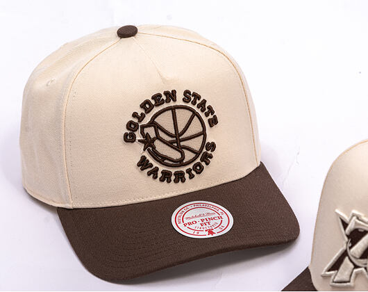 Kappe Mitchell & Ness - NBA Fashion Basic 2T Pro - Golden State Warriors - Cream