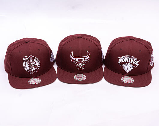 Kappe Mitchell & Ness - NBA Fashion Basic Snapback - New York Knicks - Dark Purple