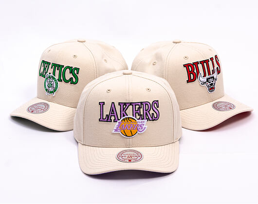 Kappe Mitchell & Ness - NBA Team Name Pro Crown - Los Angeles Lakers - Bone