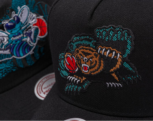 Kappe Mitchell & Ness - NBA Tilted Pro Snapback Hwc - Vancouver Grizzlies - Black