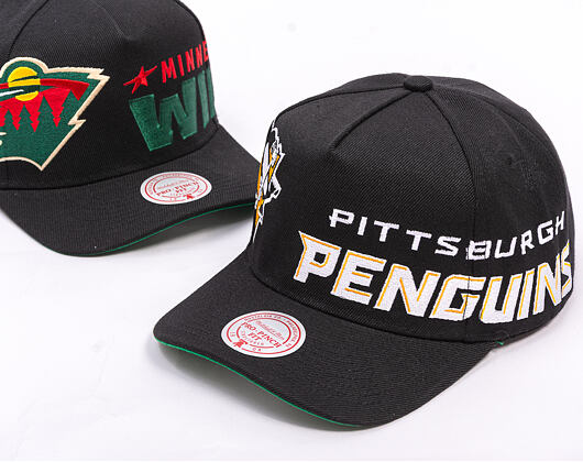 Kappe Mitchell & Ness - NHL Busted Pro - Pittsburgh Penguins - Black