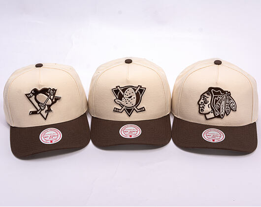 Kappe Mitchell & Ness - NHL Fashion Basic 2T Pro - Pittsburgh Penguins - Cream