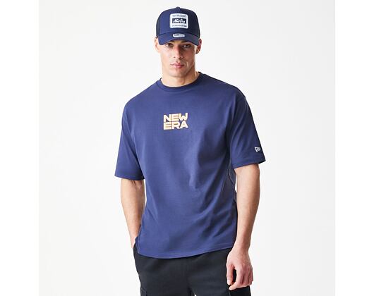 T-Shirt New Era - Branded Location Oversized Tee - Navy