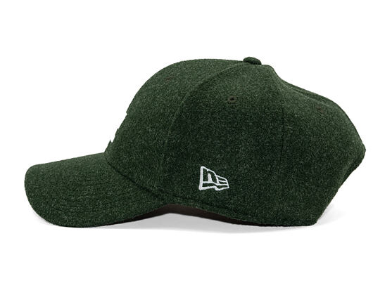 Kappe New Era - MLB Melton Wool 9FORTY - LA Dodgers - Dark Green / White