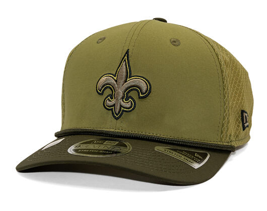 Kappe New Era - NFL25 "Salute to Service" - 9SEVENTY Stretch-Snap - New Orleans Saints 