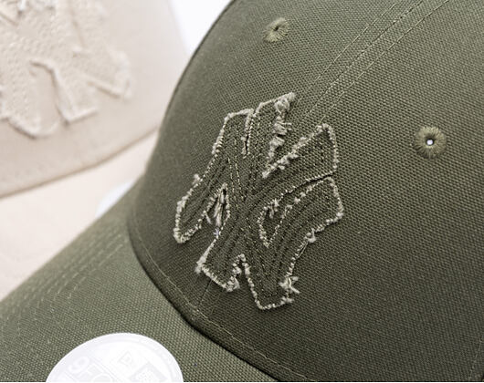 Damen Kappe New Era - MLB Womens Distressed 9FORTY - NY Yankees - Rifle Green