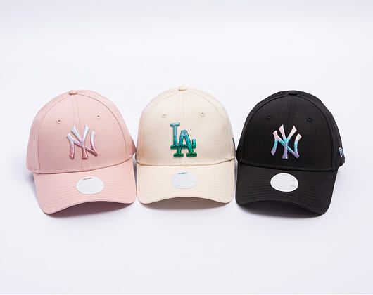 Damen Kappe New Era - MLB Womens Metallic Logo 9FORTY - NY Yankees - Pink / Fushia