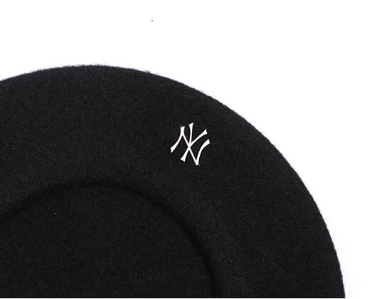 Damen Baskenmütze New Era - MLB Wool Pin Beret - NY Yankees - Black