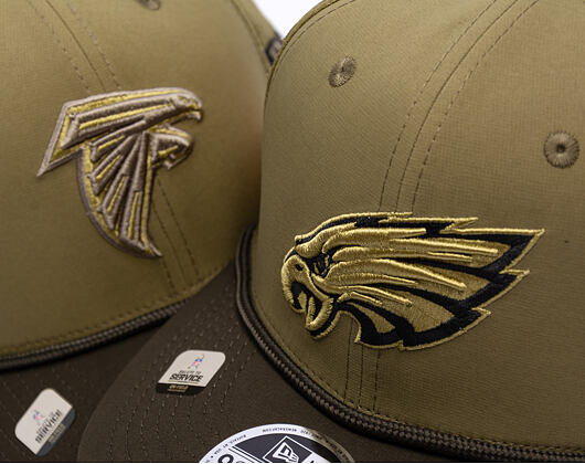 Kappe New Era - NFL25 "Salute to Service" - 9SEVENTY Stretch-Snap - Philadelphia Eagles 