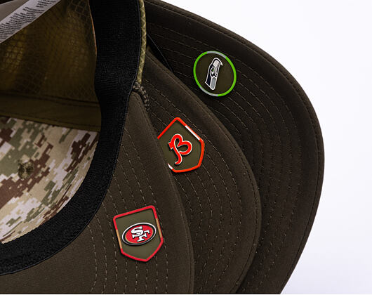 Kappe New Era - NFL25 "Salute to Service" - 9SEVENTY Stretch-Snap - San Francisco 49ers 