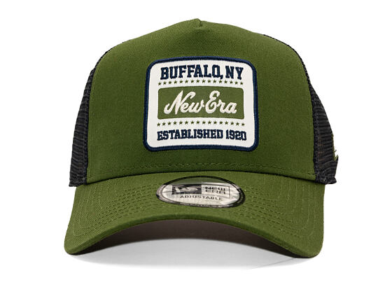 Kappe New Era - Branded Patch Trucker 9FORTY Trucker - Rifle Green