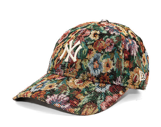 Damen Kappe New Era - MLB Womens Floral 9TWENTY - NY Yankees - Black / Cream
